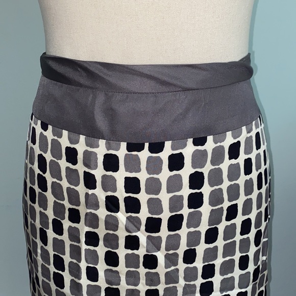 Yoana Baraschi Anthropologie Silk Tile Gingham Slip Skirt - 6 - Picture 3 of 12